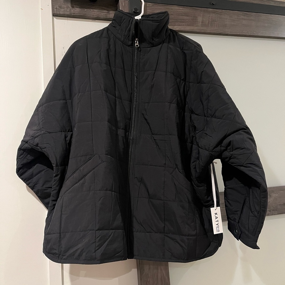Katydid Black Puffer Jacket